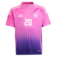 Camiseta Alemania Benjamin Henrichs #20 Visitante Equipación Eurocopa 2024 manga corta